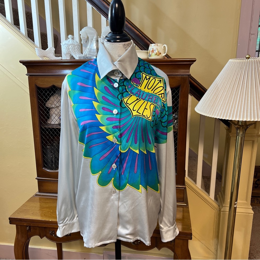 ❤️Laurel by Escada 100% Silk Blouse.  Size 38/US 8.